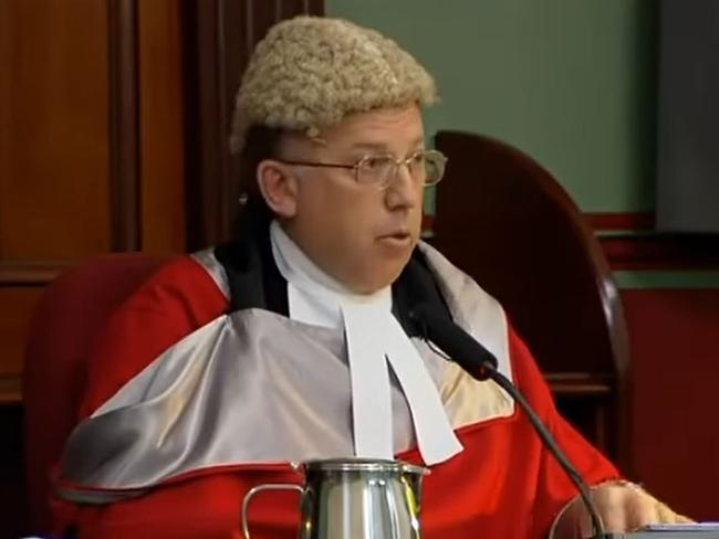 NSW Supreme Court Justice Robert-Beech Jones. Picture: YouTube via NCA NewsWire