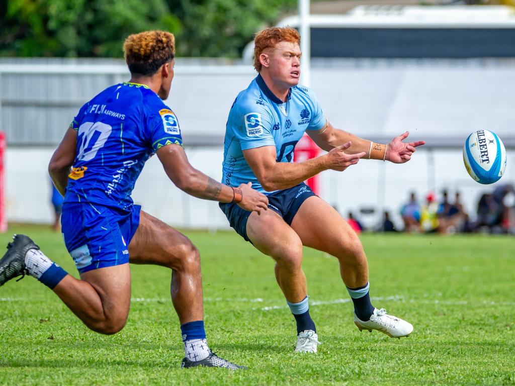 Tane Edmed hasn’t started for the Waratahs since their round three clash with Fijian Drua. Picture: Getty Images