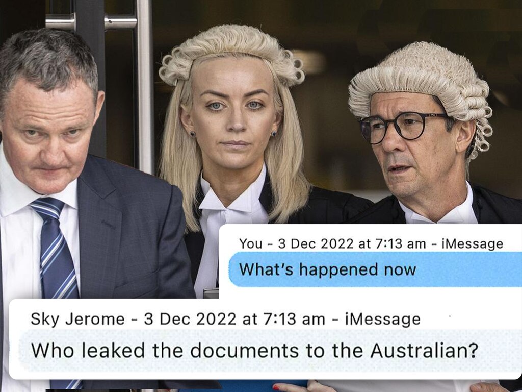 ‘Outrageous’: prosecutor’s texts over Higgins leak