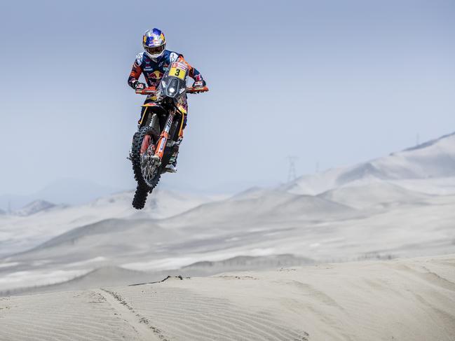 Toby Price during the Dakar Rally. Picture: Supplied