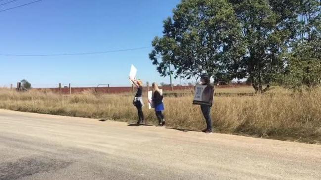 WATCH: Animal activists protest at Swickers