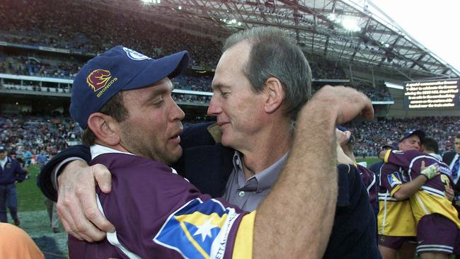 Gorden Tallis and Wayne Bennett haven’t always seen eye-to-eye. Pic Brett Faulkner