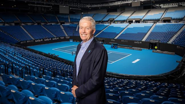 Tennis Australia chief executive Craig Tiley has floated a sports lottery for Aus. Pic: Mark Stewart