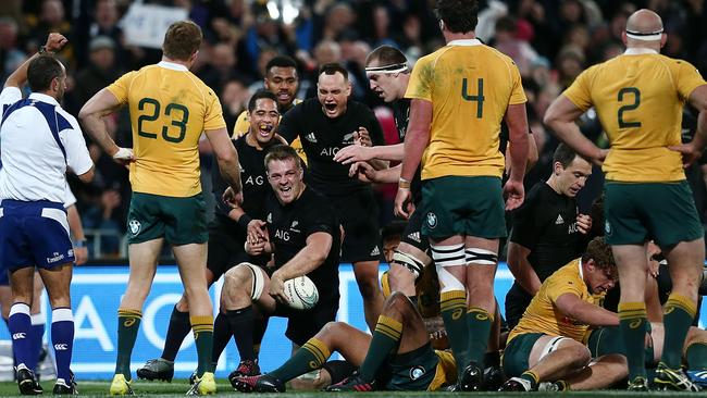 Sam Cane says the Wallabies tactics played into their own hands.