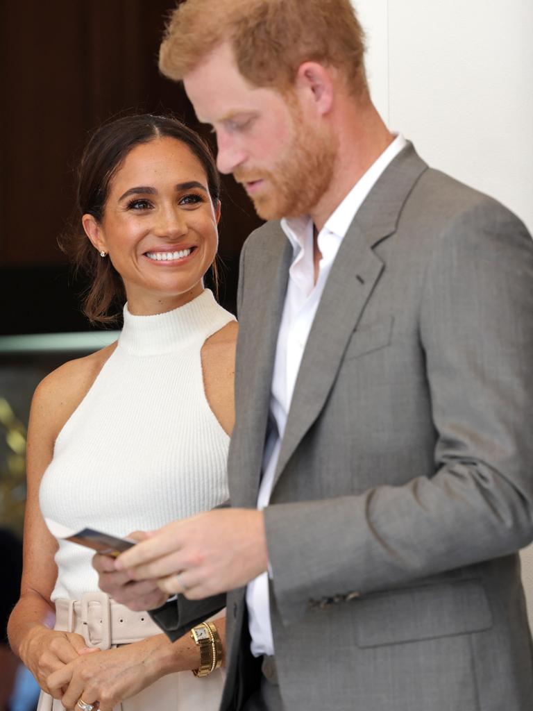 Harry was the only one of the pair to make the dash north to Scotland. Picture: Chris Jackson/Getty Images for Invictus Games Dusseldorf 2023.