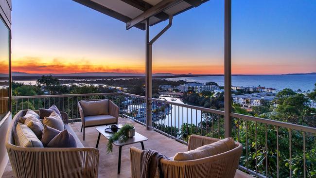 This property at 41 Picture Point Cres, Noosa Heads, sold for a Queensland auction record of $16.45m.