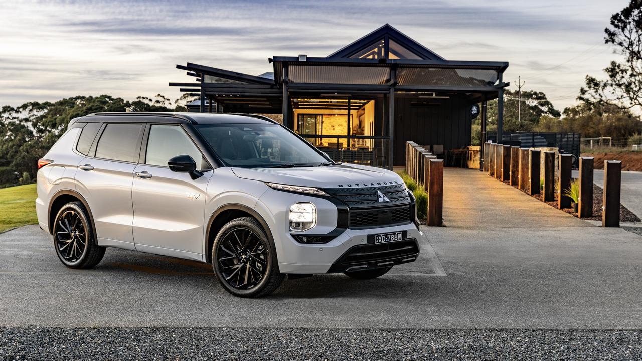 The Mitsubishi Outlander PHEV GSR sits atop the range with a drive-away price of about $78,000.