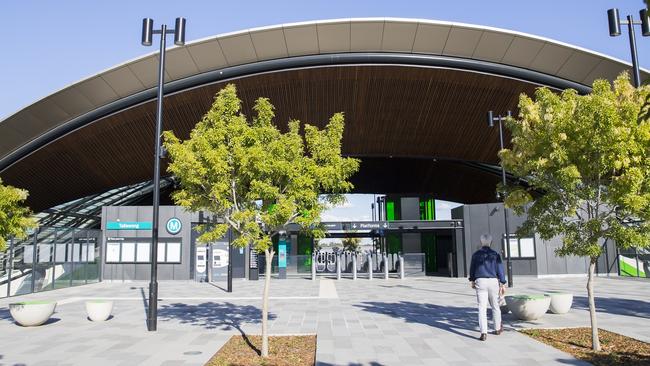 Tallawong Station. Picture: Dylan Robinson