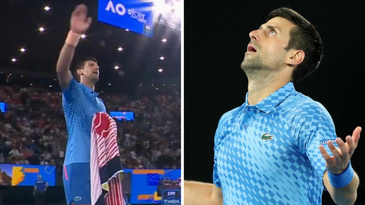 Australian Open 2023 Novak Djokovic defends toilet drama, took bathroom break during first round win, complains about Eurosport, video