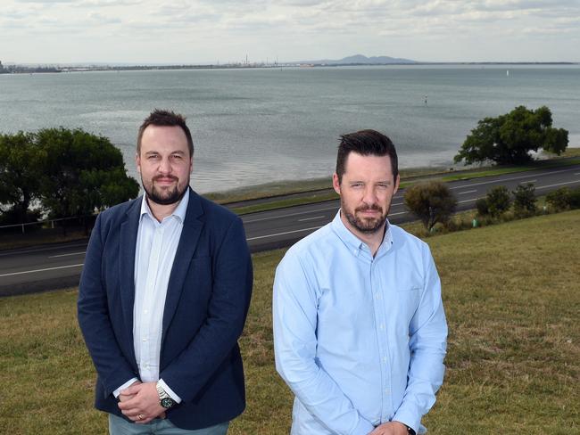 Ben Krastins and James Hamilton. Planning consultancy Ratio has raised a proposal for a 5km tunnel between Point Henry and Avalon to ease congestion and provide other economic benefits.