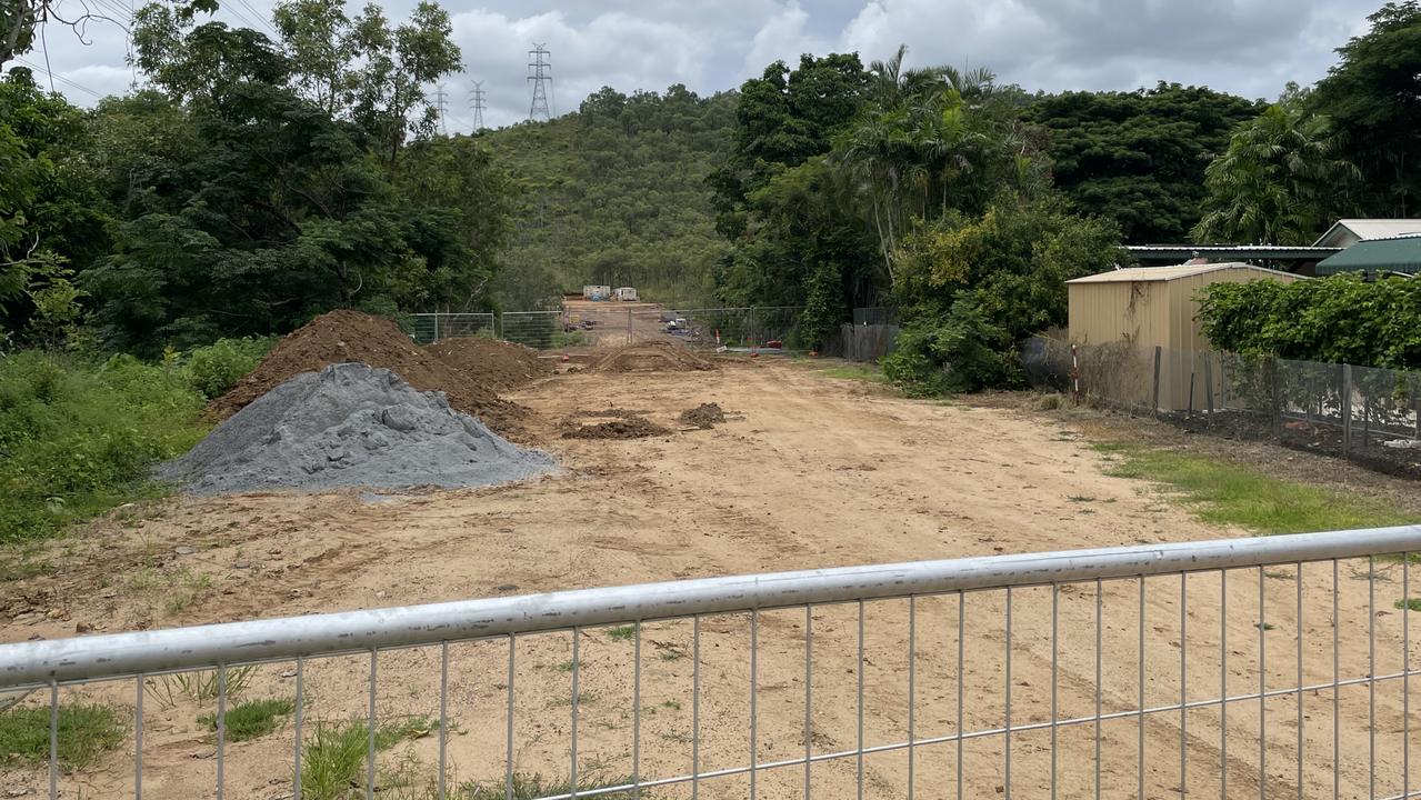 Where the pipeline crosses the Ross River at Kelso for the Ross River Dam to Douglas Water Treatment Plant Pipeline Renewal. Picture: Leighton Smith.