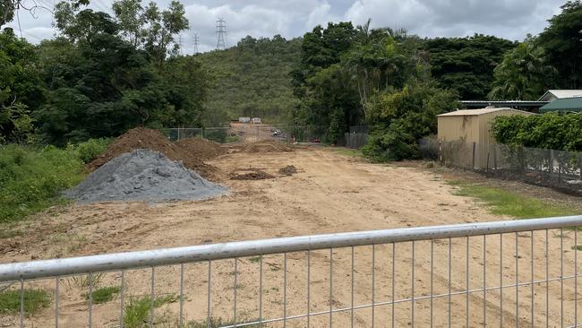 Where the pipeline crosses the Ross River at Kelso for the Ross River Dam to Douglas Water Treatment Plant Pipeline Renewal. Picture: Leighton Smith.