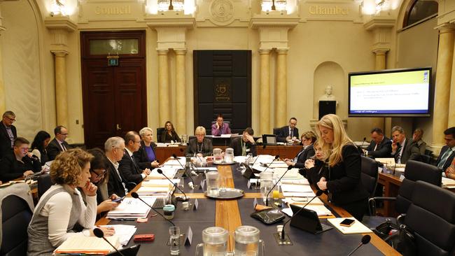 City of Sydney council chambers.