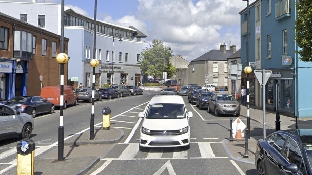 The police officer and Hardy were both collecting pizzas when the attack happened. Picture: Google Maps