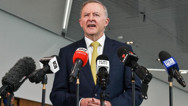 Labor leader Anthony Albanese has repeatedly claimed the opposition is ready for an election at any time. Picture: NCA NewsWire / Flavio Brancaleone