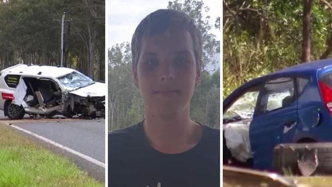 Blake Hickey remains in Hervey Bay Hospital recovering from ‘life threatening’ injuries he received in a crash at Takura, which left a second man with chest, pelvic and leg injuries.