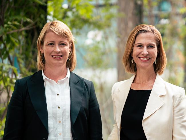 Arup Australia co-chairs Kerryn Coker, left, and Kate West