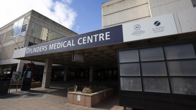 Flinders Medical Centre is juggling a serious infectious diseases outbreak with lockdown orders going back to the darkest days of the Covid pandemic. Picture:Brett Hartwig