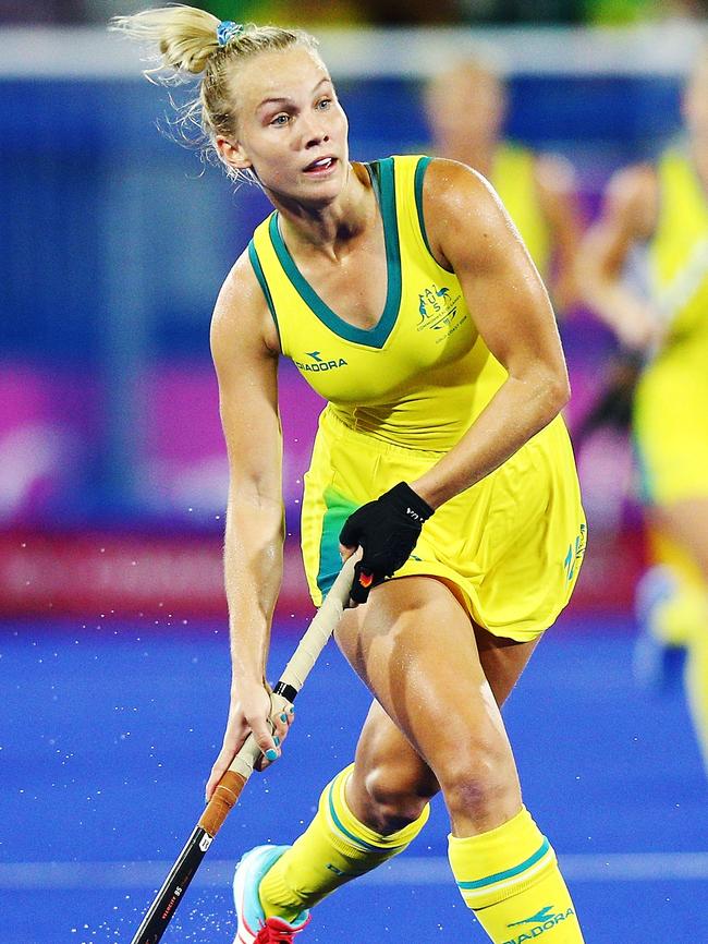 Australia midfielder Stephanie Kershaw. Picture: Getty Images.