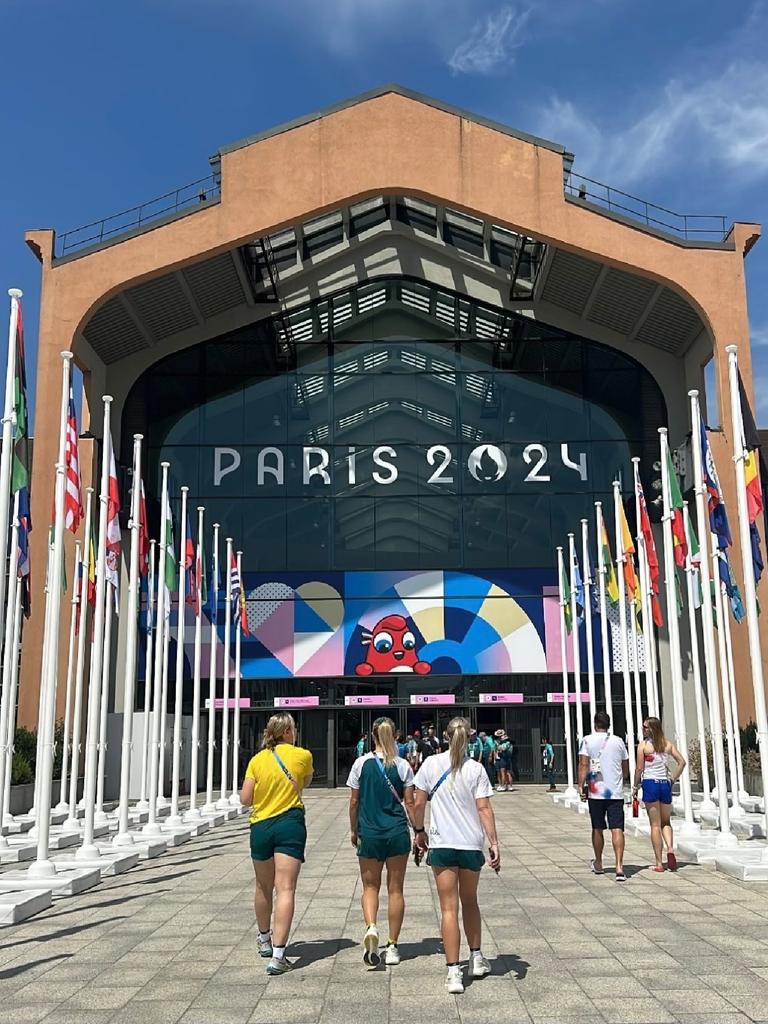 Members of the Australian Olympic team arrive in Paris. At the Olympic Village Picture: Instagram