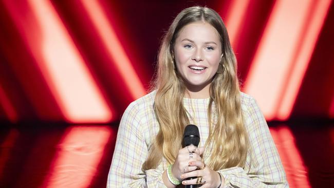 Ocean Grove's Cookie Robinson turned a chair during The Voice blind auditions and will progress to the battle rounds. Picture: Channel 7