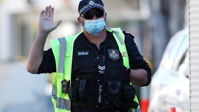 Army to arrive to assist police at the Queensland border.Griffith Street, Coolangatta.Picture: NIGEL HALLETT