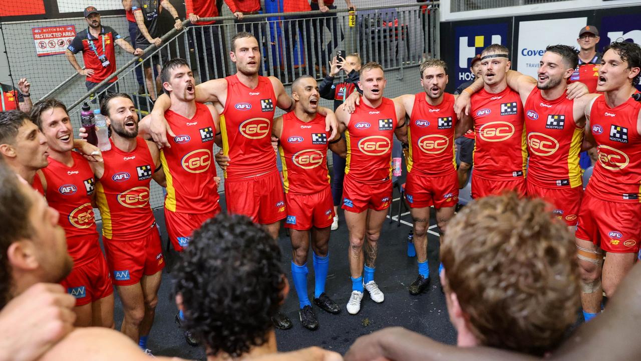 The Gold Coast Suns have been building a winning culture under Stuart Dew.