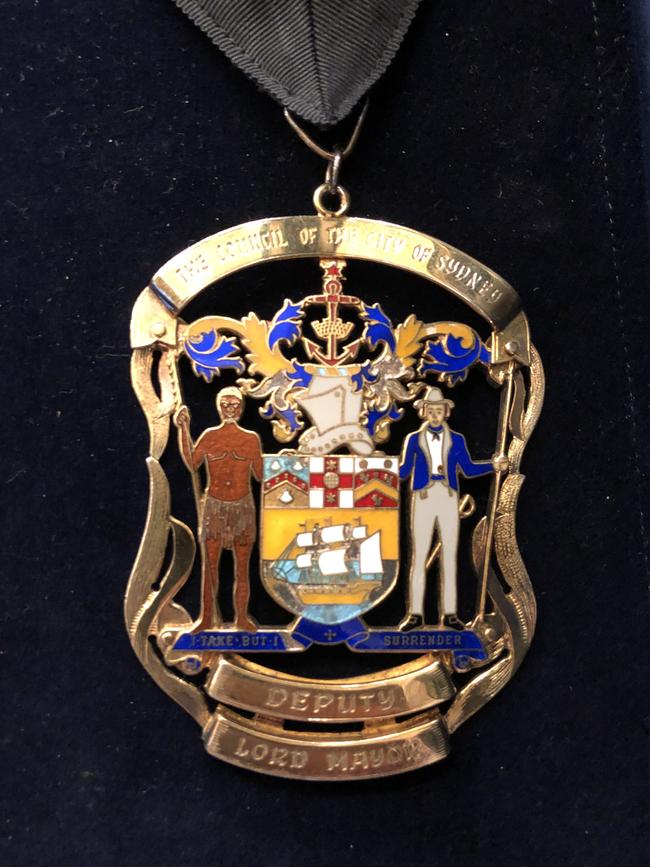 The City of Sydney deputy lord mayoral chain set to be retired. Picture: Heath Parkes-Hupton