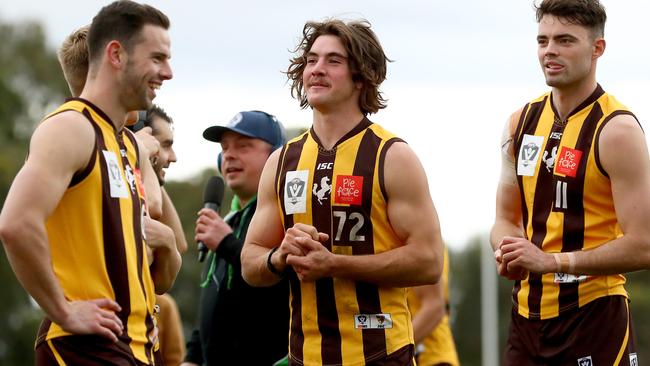 Newcombe has been in superb form with Box Hill, with coach Sam Mitchell particularly impressed.