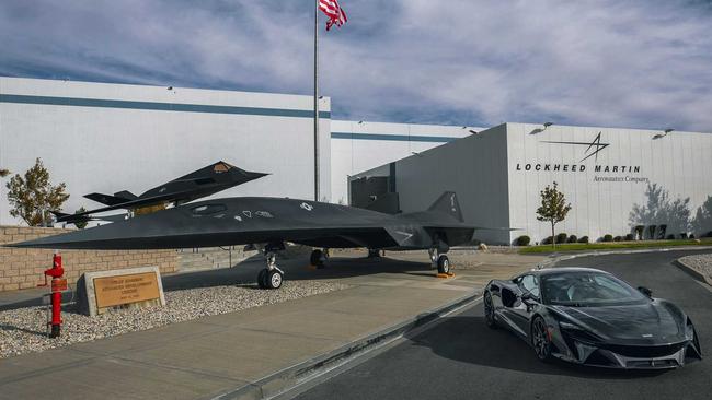 McLaren’s Artura with the Lockheed Martin Dark Star.