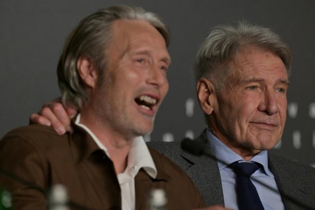 An emotional Harrison Ford paid tribute to his co-stars, including Danish actor Mads Mikkelsen, as he reflected on his long career