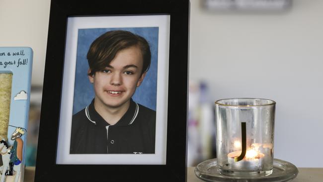 Tasmanian teen Josh Coad took his own life in October last year. Picture: Zak Simmonds