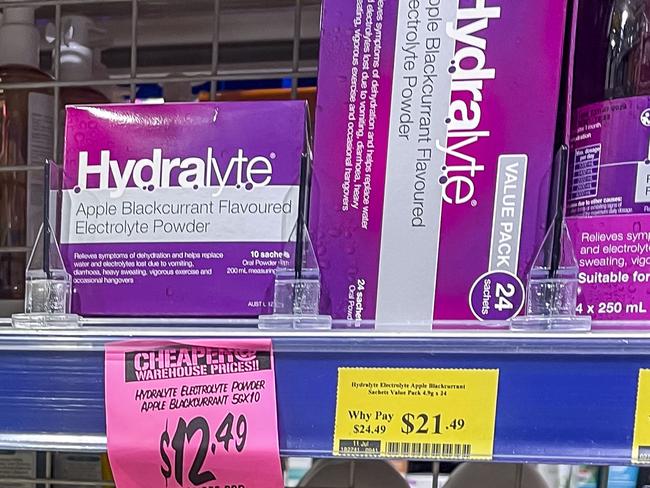 Tuesday 11th January 2022Chemist Warehouse Double Bay NSWHydralyte shortage