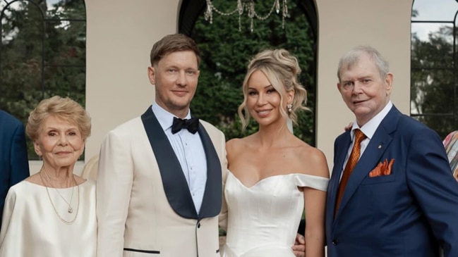 John Farnham photographed at son’s wedding post-cancer surgery