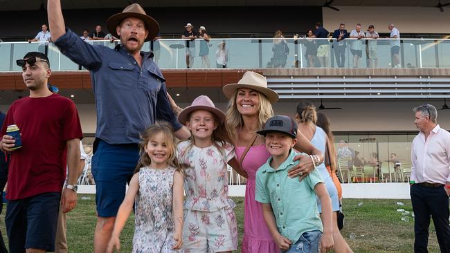 Handley Family at the 2023 Darwin Cup. Picture: Pema Tamang Pakhrin