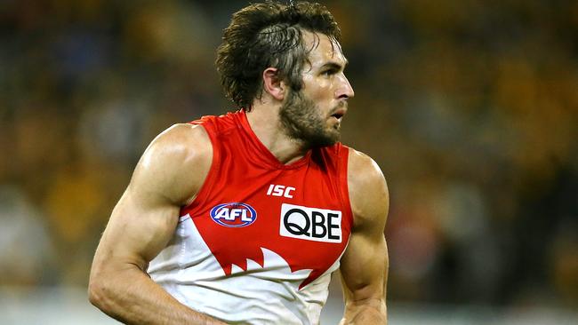 Josh Kennedy continues to be a midfield general for Sydney. Picture: Wayne Ludbey