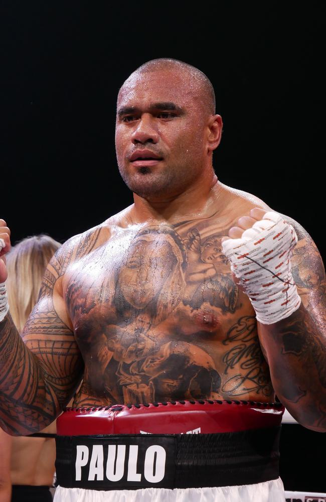 Junior Paulo at the Battle of the Reef fight night at the Townsville Entertainment and Convention centre, October 7 2023. Picture: Blair Jackson.