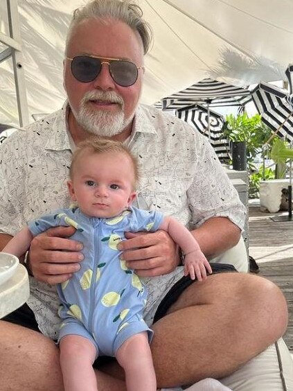 Kyle Sandilands with his beautiful son. Source: Instagram