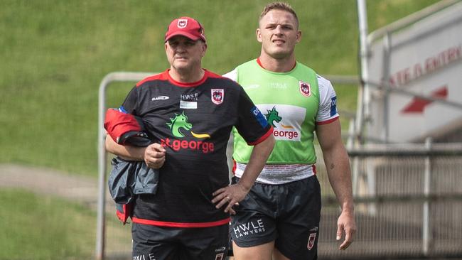 George Burgess says he clashed with coach Anthony Griffin.