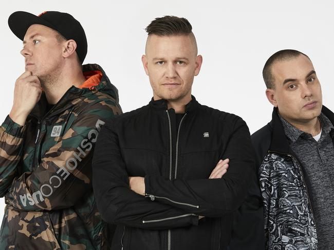 The Hilltop Hoods - 2021 Record Store Day ambassadors Picture: Supplied