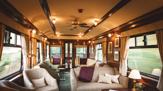 Observation Car on Royal Scotsman.