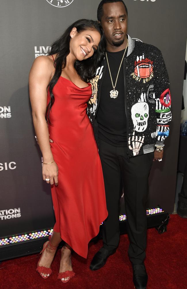 Cassie Ventura, left, and Sean 