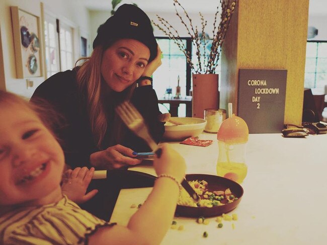 Hilary Duff has asked everyone to stayhome. Picture: Instagram