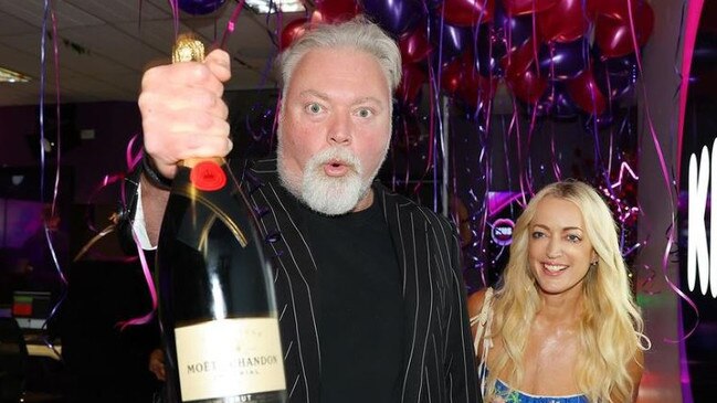 KIIS FM radio hosts Kyle Sandilands and Jackie 'O' Henderson.