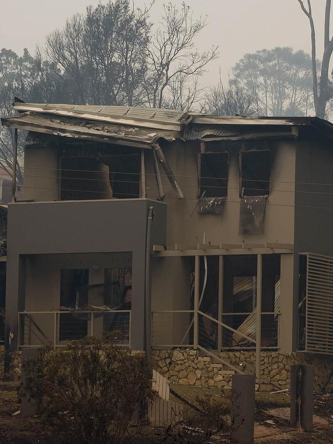 The aftermath in Malua Bay in NSW. Picture: Alex Coppel.