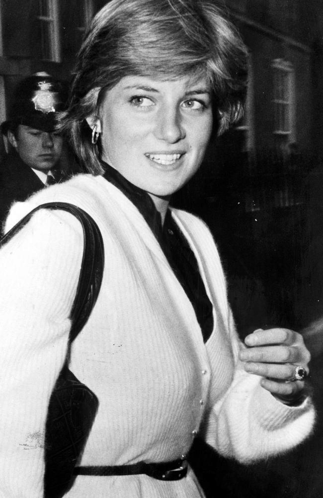 Princess Diana the day after she was engaged to be married - in February 1981. Picture: Arthur Edwards /The Sun