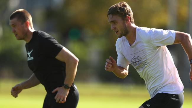 Tom and Oscar McDonald train together. Picture: Getty