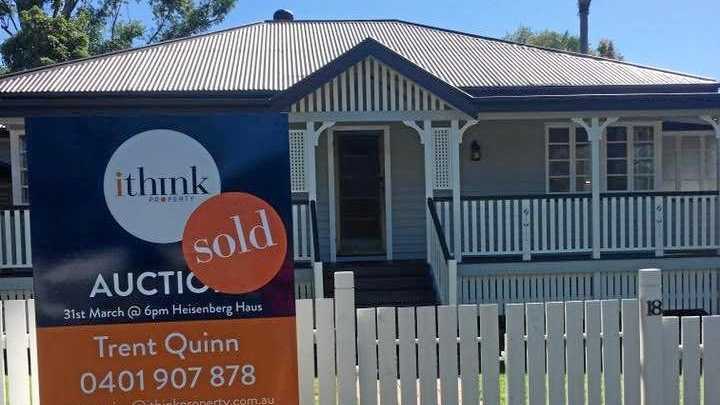 RECORD BREAKER: A colonial home on Kendall St sold for $390,000 at auction on Friday.