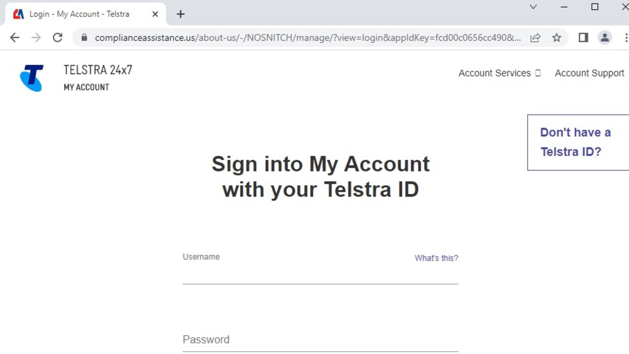 This is what happens if you click on the link.