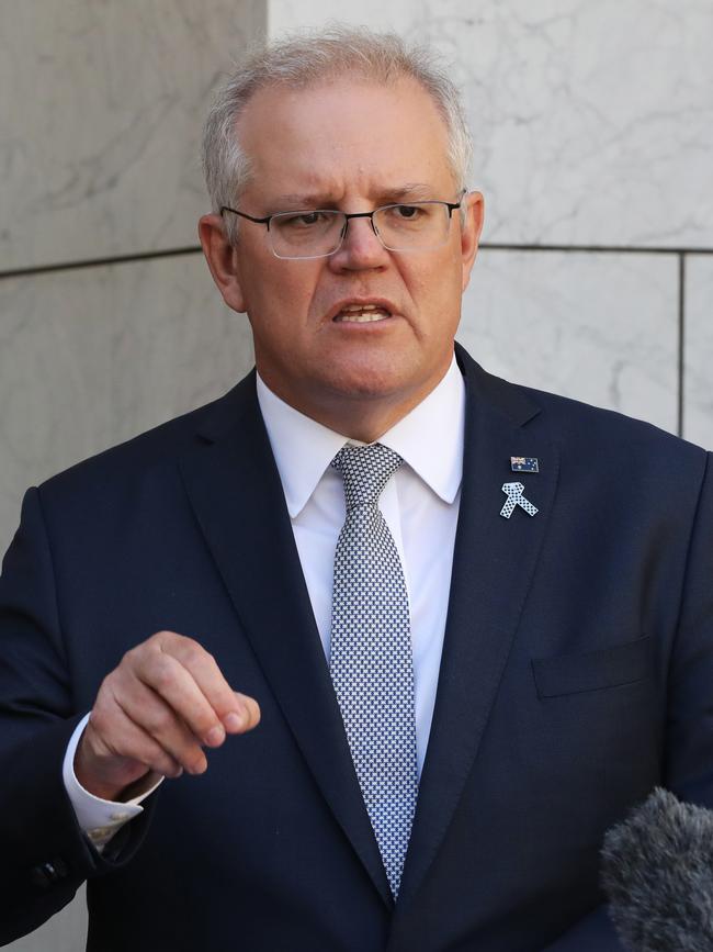 Prime Minister Scott Morrison is set to talk up manufacturing as a key plank of his plan to restore the Australian economy. Picture: Adam Taylor